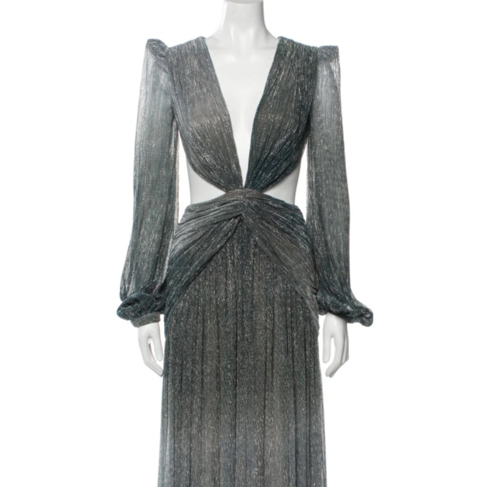 PATBO Ombre Lurex Cutout Long Dress w/ Tags